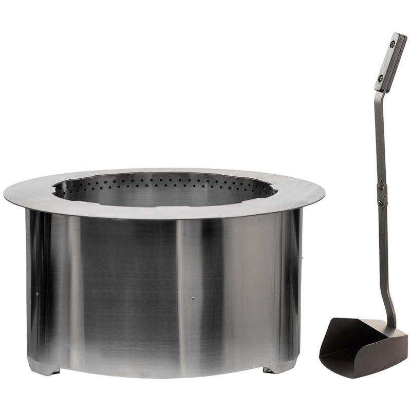 US Stove Company 31" Smokeless Stainless Steel Wood Burning Portable Fire Pit