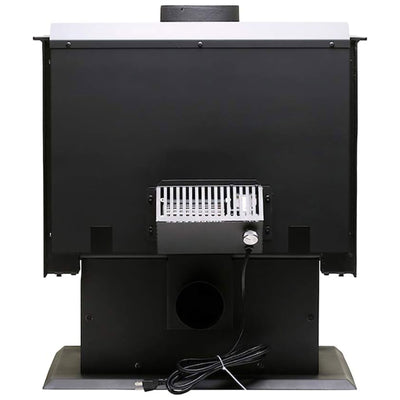 Ashley Hearth Products 2,000 Sq Ft 89,000 BTUs Pedestal Wood Stove, Black (Used)