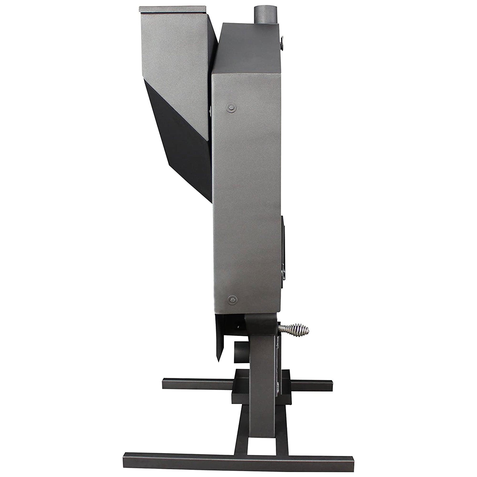 US Stove 60 Pound Wiseway Hopper Alloy Steel Non Electric Pellet Stove, Black - VMInnovations