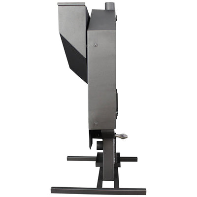 US Stove 60 Pound Wiseway Hopper Alloy Steel Non Electric Pellet Stove, Black - VMInnovations