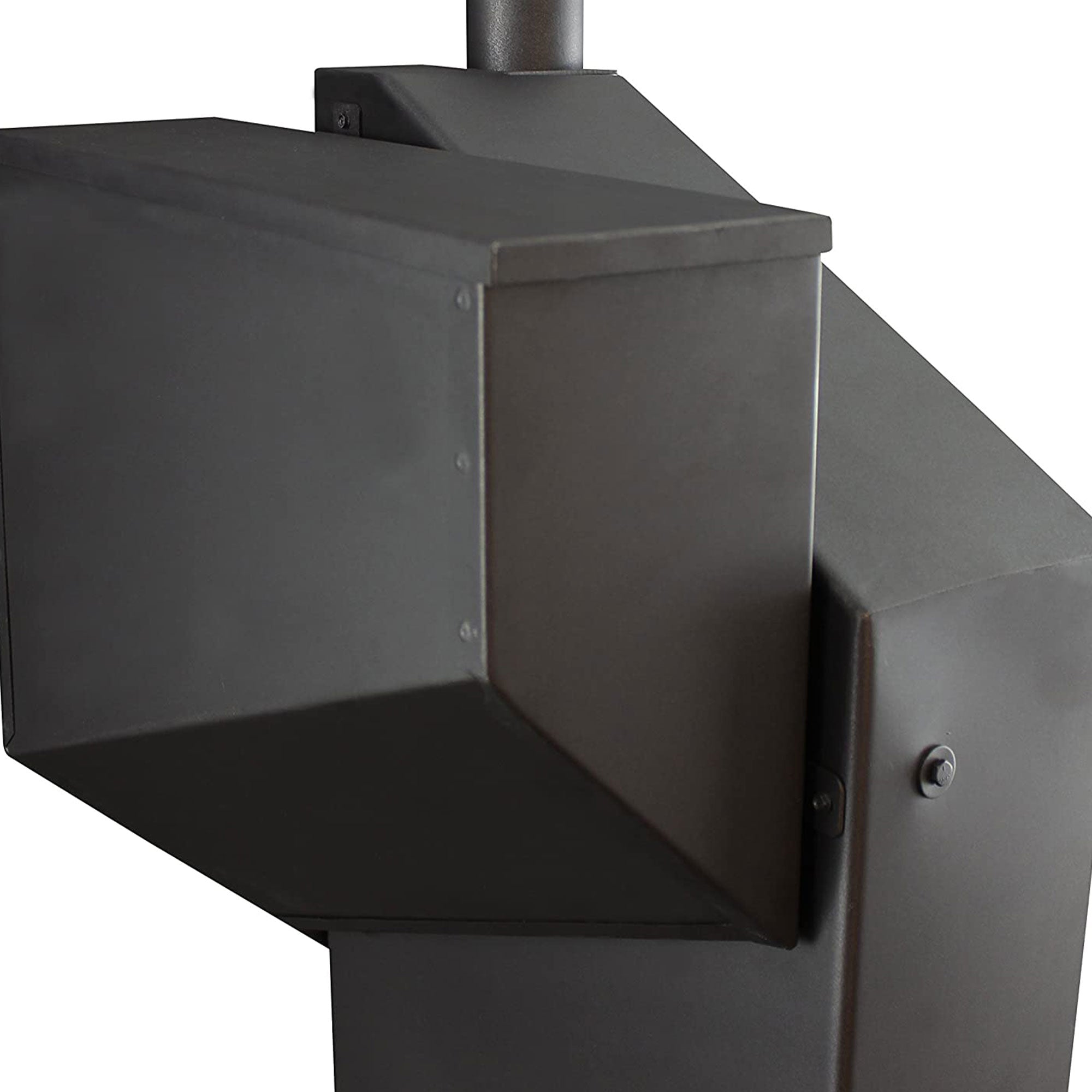 US Stove 60 Pound Wiseway Hopper Alloy Steel Non Electric Pellet Stove, Black - VMInnovations