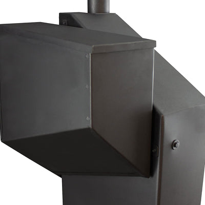 US Stove 60 Pound Wiseway Hopper Alloy Steel Non Electric Pellet Stove, Black - VMInnovations