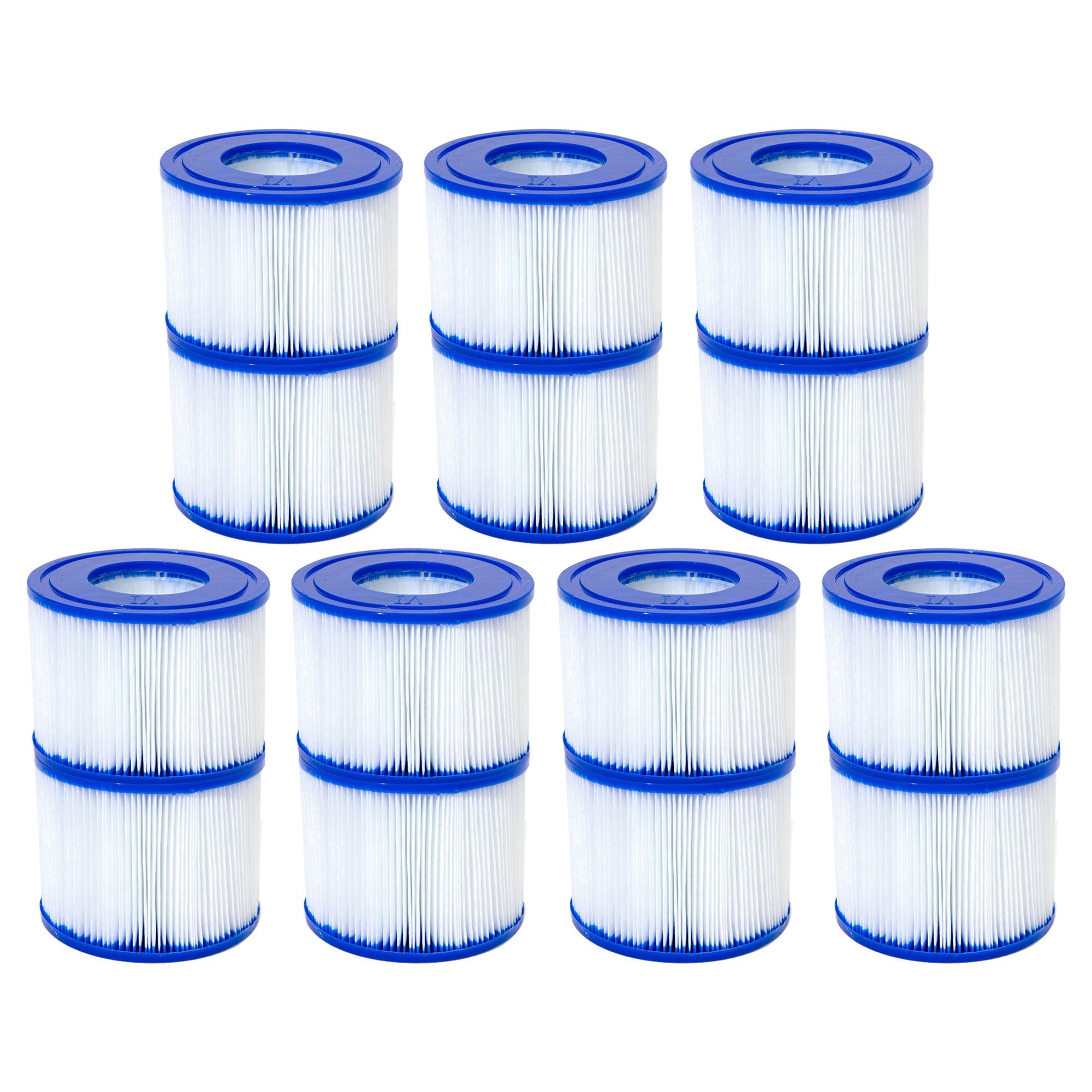 Bestway SaluSpa Type VI Inflatable Hot Tub Replacement Filter Cartridge (7 Pack) - VMInnovations