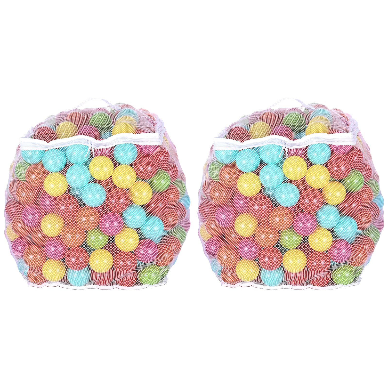 BalanceFrom Fitness 2.3" Play Pit Balls with Storage Bag, Multicolor (2 Pack) - VMInnovations