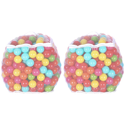 BalanceFrom Fitness 2.3" Play Pit Balls with Storage Bag, Multicolor (2 Pack) - VMInnovations