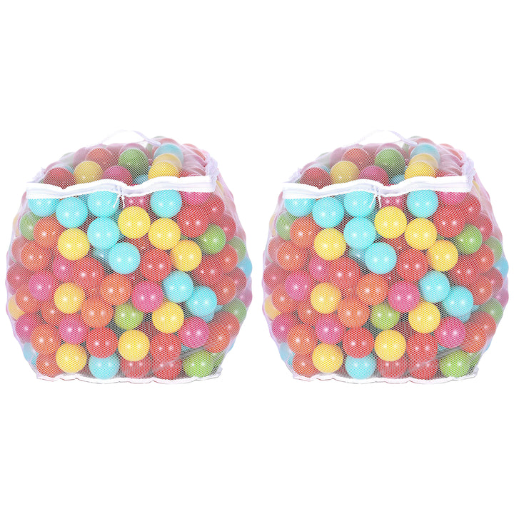 BalanceFrom Fitness 2.3" Play Pit Balls with Storage Bag, Multicolor (2 Pack) - VMInnovations