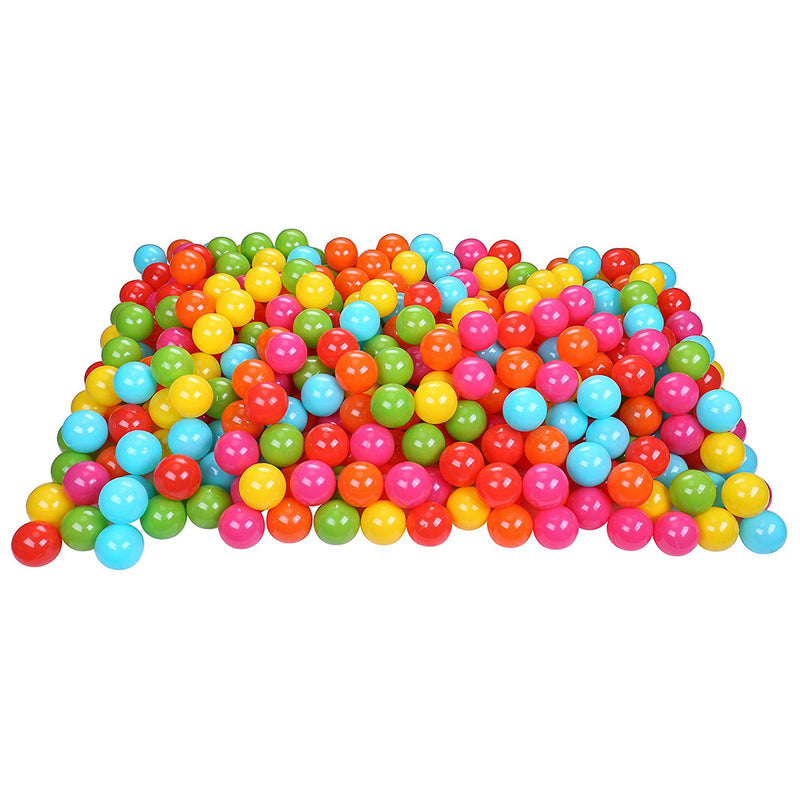 BalanceFrom Fitness 2.3" Play Pit Balls with Storage Bag, Multicolor (2 Pack)