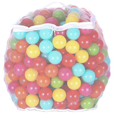 BalanceFrom Fitness 2.3" Play Pit Balls with Storage Bag, Multicolor (3 Pack)