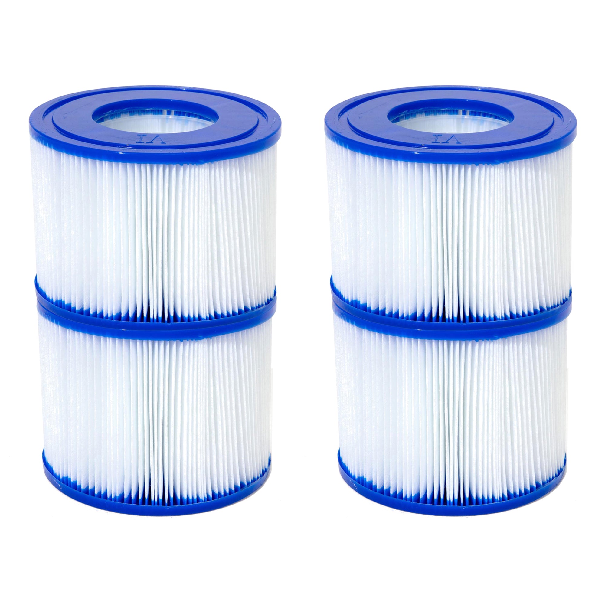 Bestway SaluSpa Type VI Inflatable Hot Tub Replacement Filter Cartridge (2 Pack) - VMInnovations