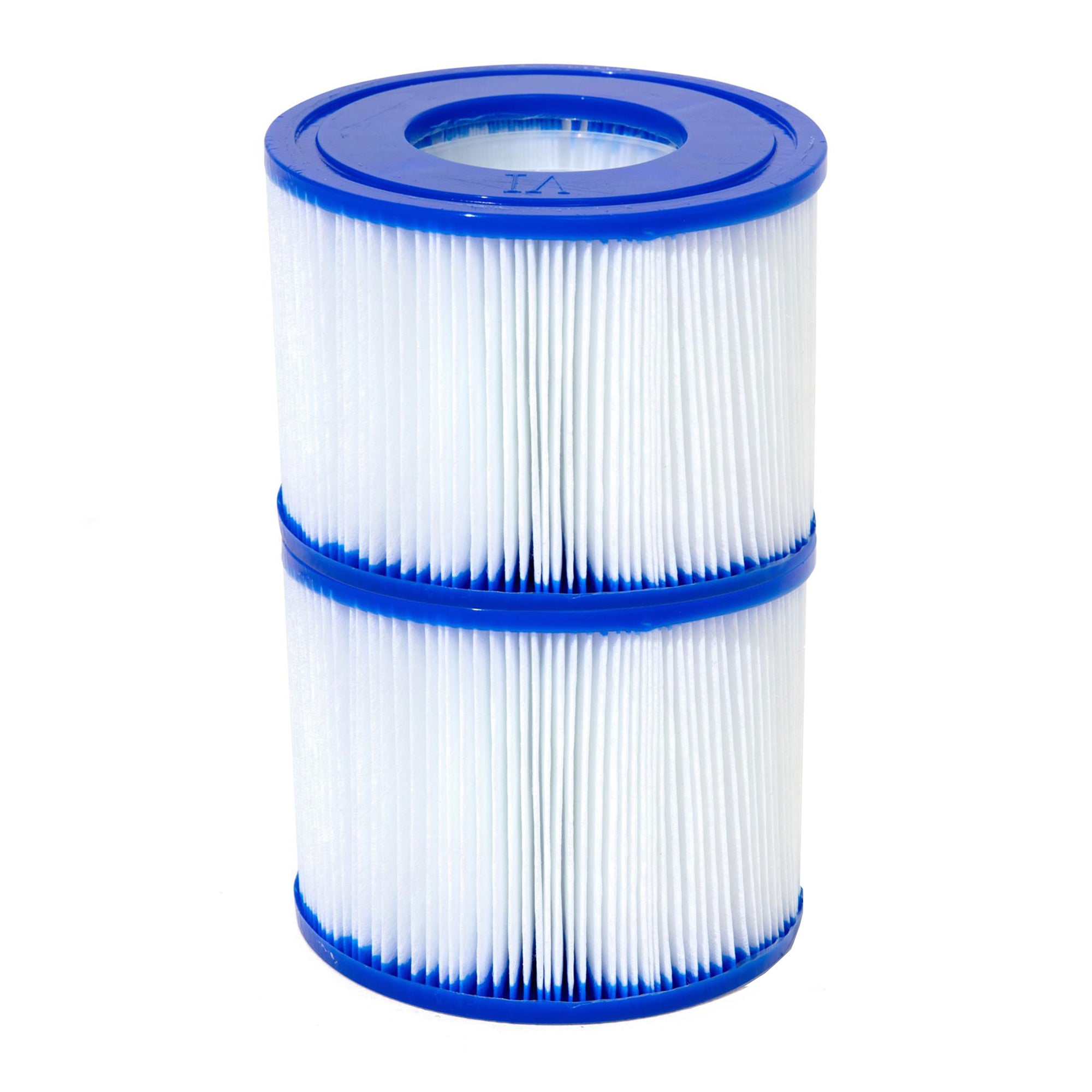 Bestway SaluSpa Type VI Inflatable Hot Tub Replacement Filter Cartridge (2 Pack) - VMInnovations