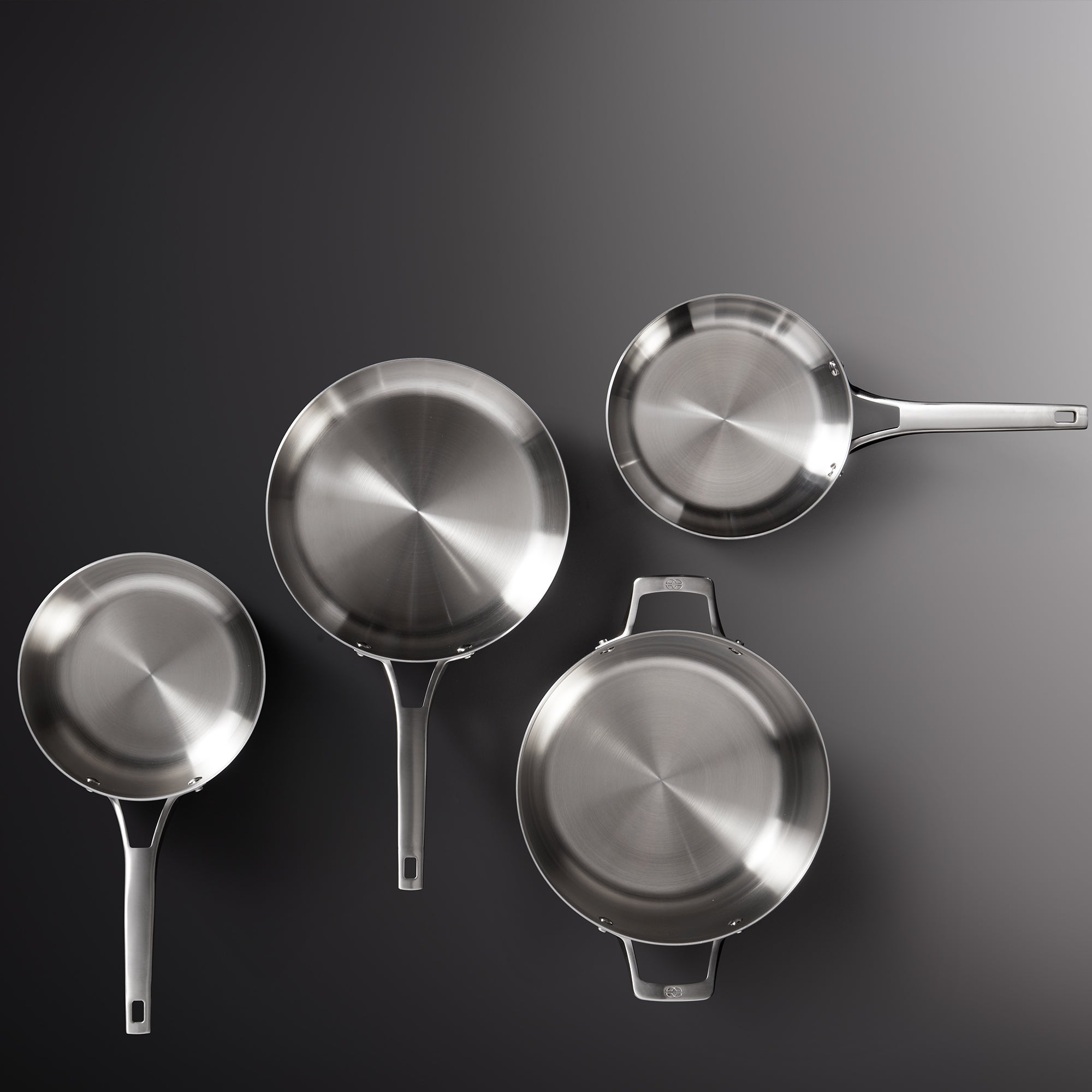 Calphalon Premier 8 Piece 3 Layer Oven Safe Stainless Steel Cookware Set w/Lids - VMInnovations