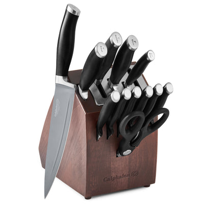 Calphalon Contemporary SharpIN 13 Piece Non Stick Kitchen Knife Cutlery Set - VMInnovations