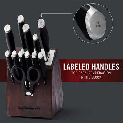 Calphalon Contemporary SharpIN 13 Piece Non Stick Kitchen Knife Set (Used) - VMInnovations
