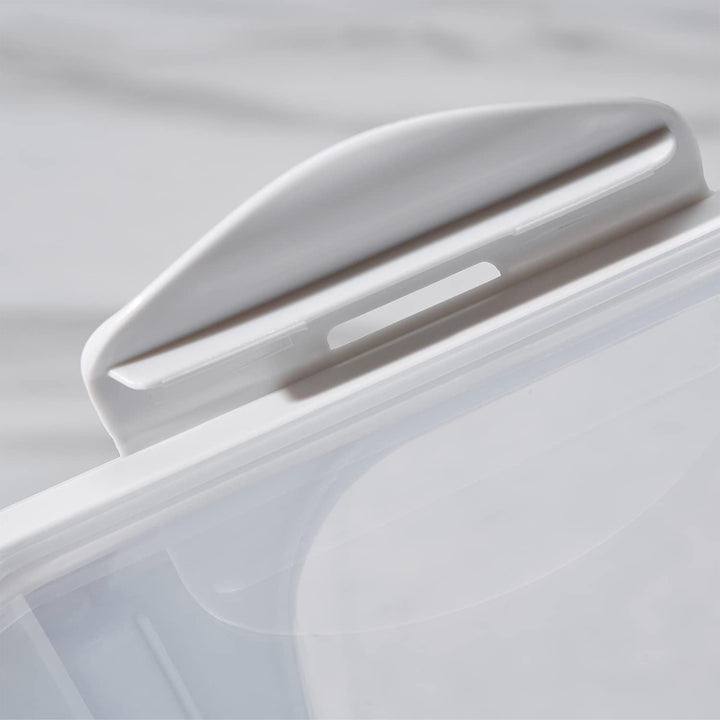 HANAMYA 15 Liter Rice Storage Container with Wheels and Measuring Cup, (Used)