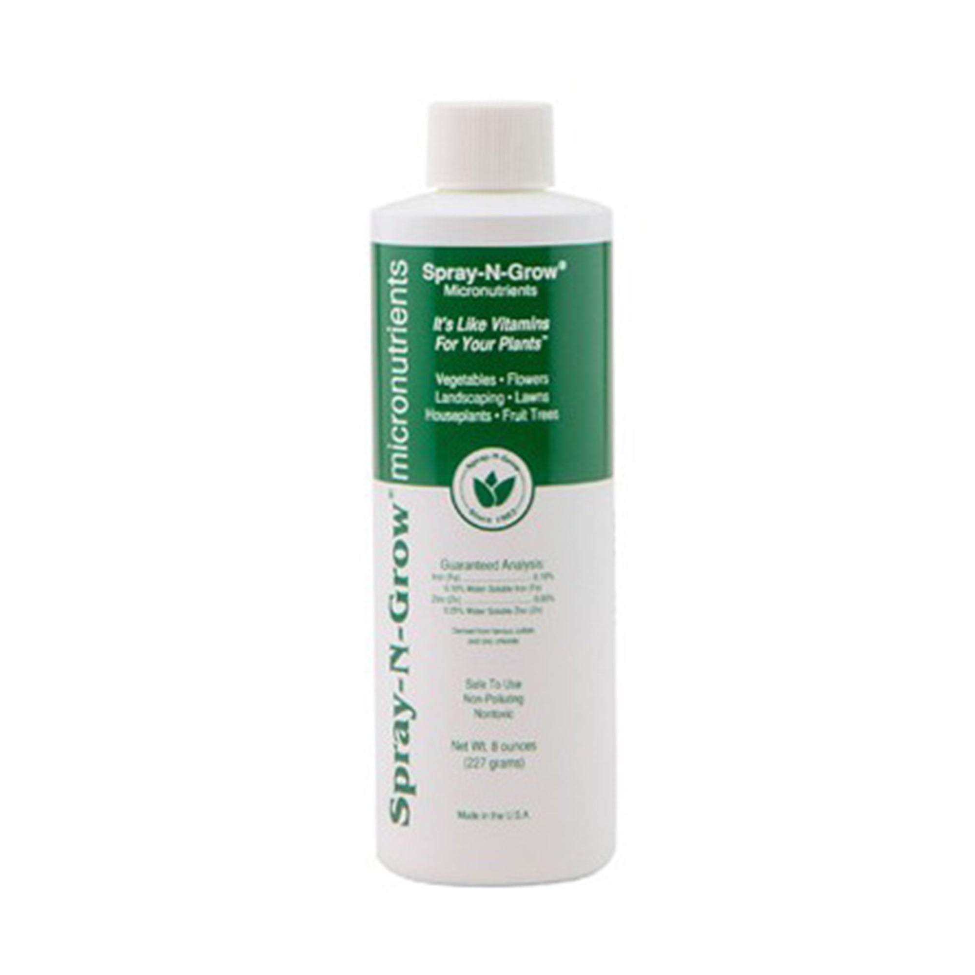 Spray-N-Grow Micronutrients Concentrate for Enhanced Plant & Bloom Nutrition 8oz - VMInnovations