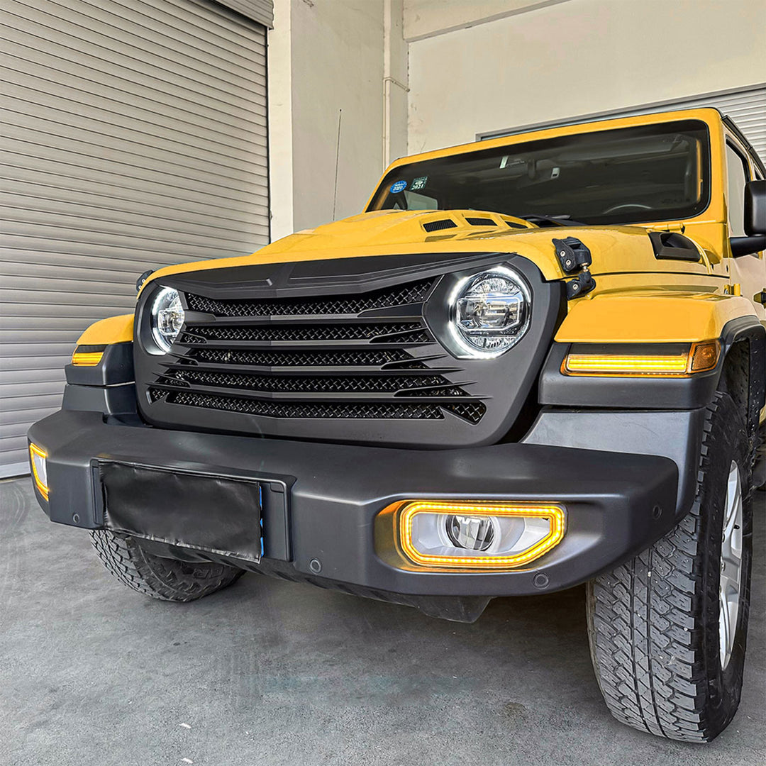 AMERICAN MODIFIED Grille for 18-23 Jeep Wrangler JL & Gladiator JT (Open Box)