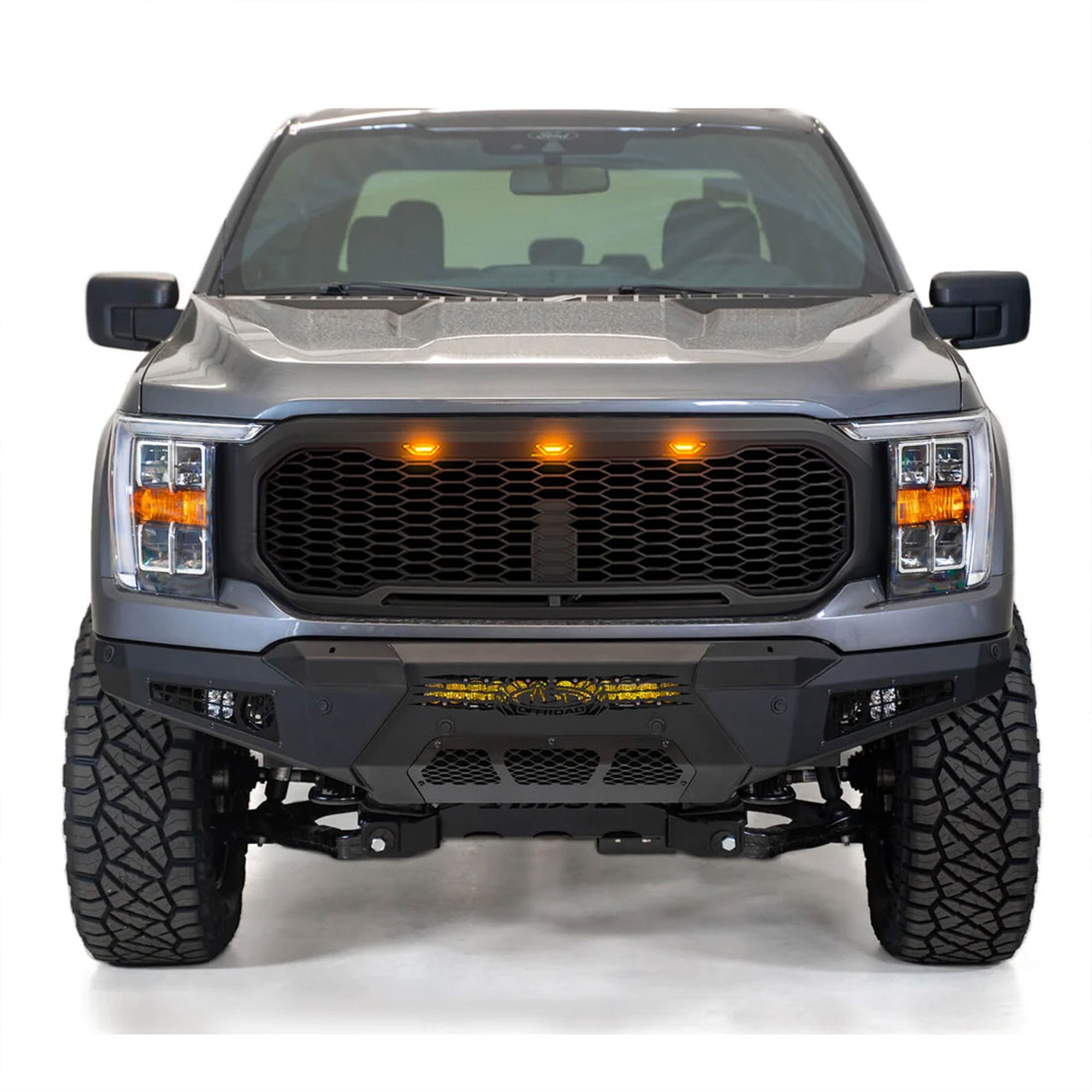 AMERICAN MODIFIED Raptor Style Grille w/Lights for 2021-2023 Ford F150(Open Box) - VMInnovations