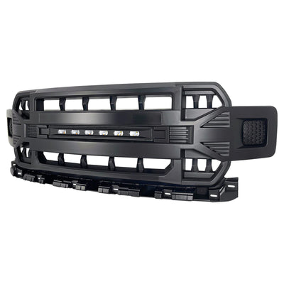 AMERICAN MODIFIED Armor Grille with Off Road Lights 2018-2020 Ford F150 (Used) - VMInnovations