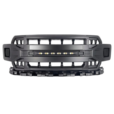 AMERICAN MODIFIED Armor Grille with Off Road Lights for 2018-2020 Ford F150