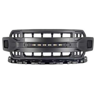 AMERICAN MODIFIED Armor Grille with Off Road Lights 2018-2020 Ford F150 (Used) - VMInnovations