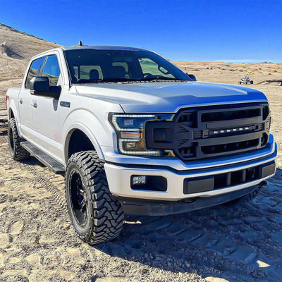 AMERICAN MODIFIED Armor Grille with Lights for 2018-2020 Ford F150 (Open Box) - VMInnovations