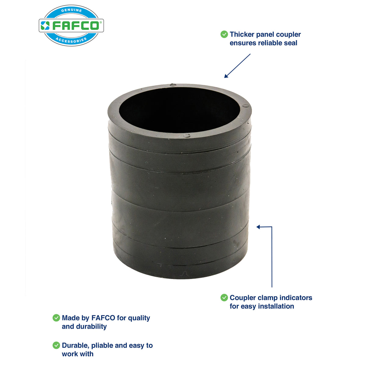FAFCO 4x8ft Solar Pool Connected Tube (4 Pack) with Panel (4 Pack) & System Kits