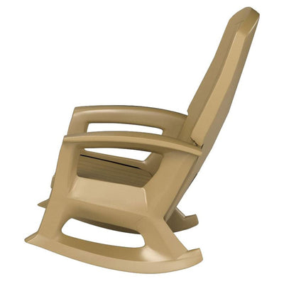 Semco Plastics Rockaway Heavy Duty All Weather Outdoor Rocking Chair (3 Pack) - VMInnovations