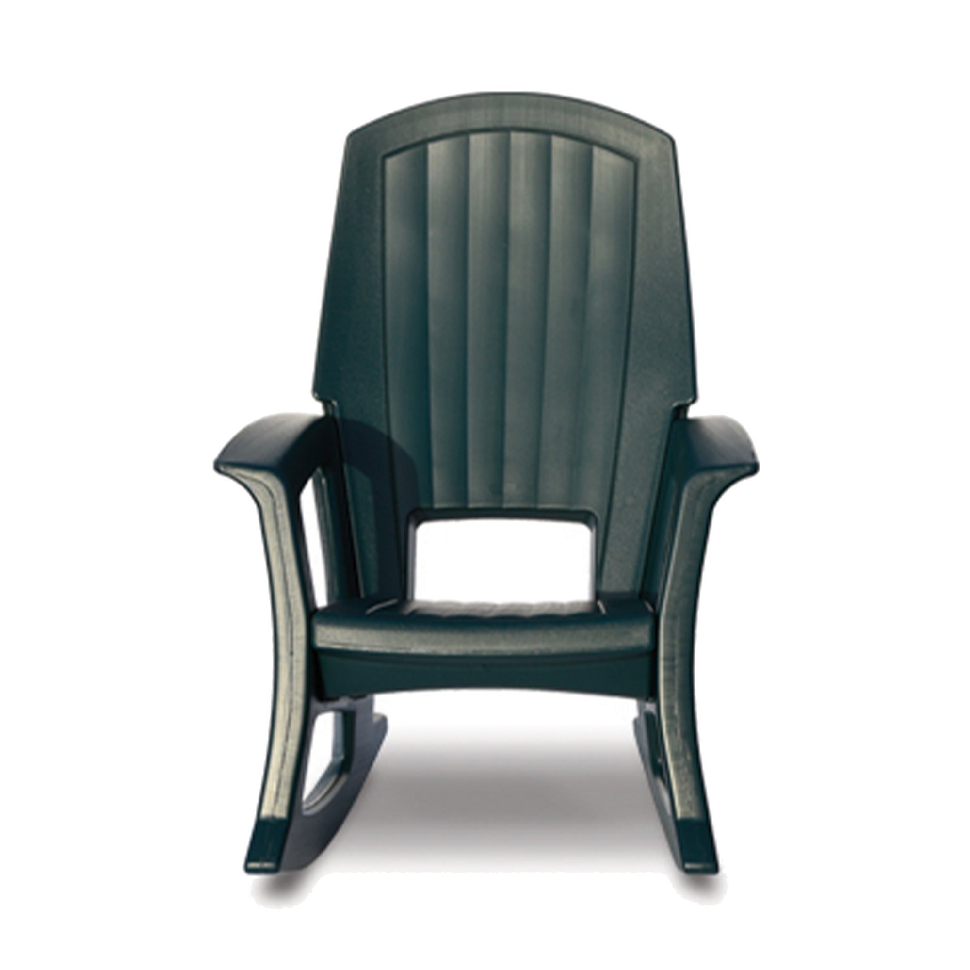 Semco Rockaway Heavy Duty All Weather Outdoor Rocking Chair, Green (3 Pack) - VMInnovations