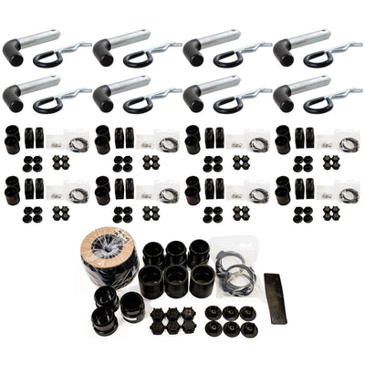 Curt 8-Set 0.5'' Hitch Pin & Clip w/FAFCO 8-Set Solar Panel Kit & Hardware Kit - VMInnovations