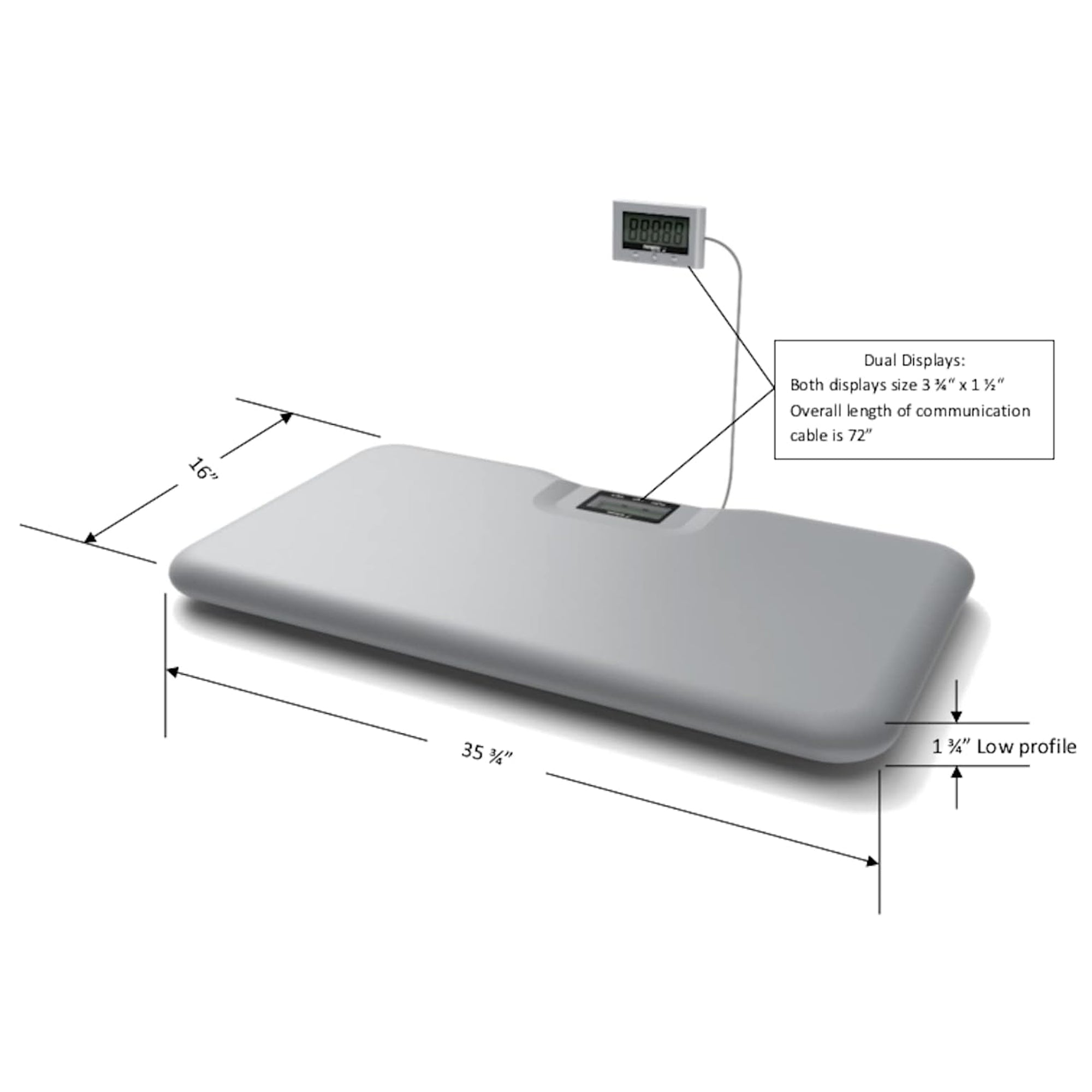 Redmon XL Pet Scale Platform with Remote Display & Storage Carry Bag(For Parts) - VMInnovations