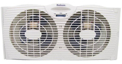 Holmes HAWF2021TG Twin Size Adjustable Window Fan 7" Dual Blade (Open Box)