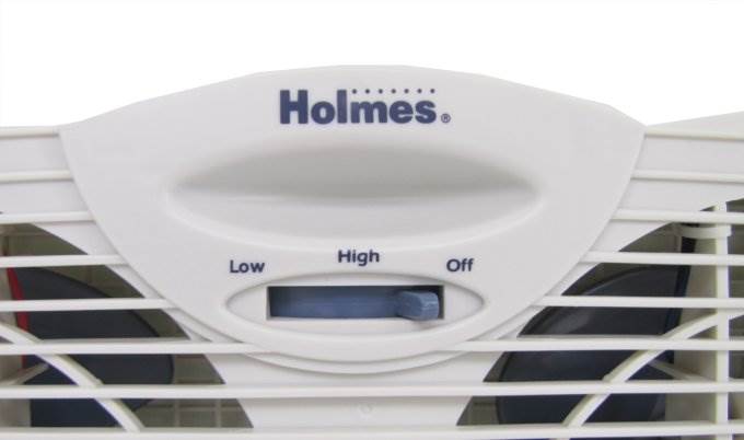 Holmes HAWF2021TG Twin Size Adjustable Window Fan 7" Dual Blade (Open Box)