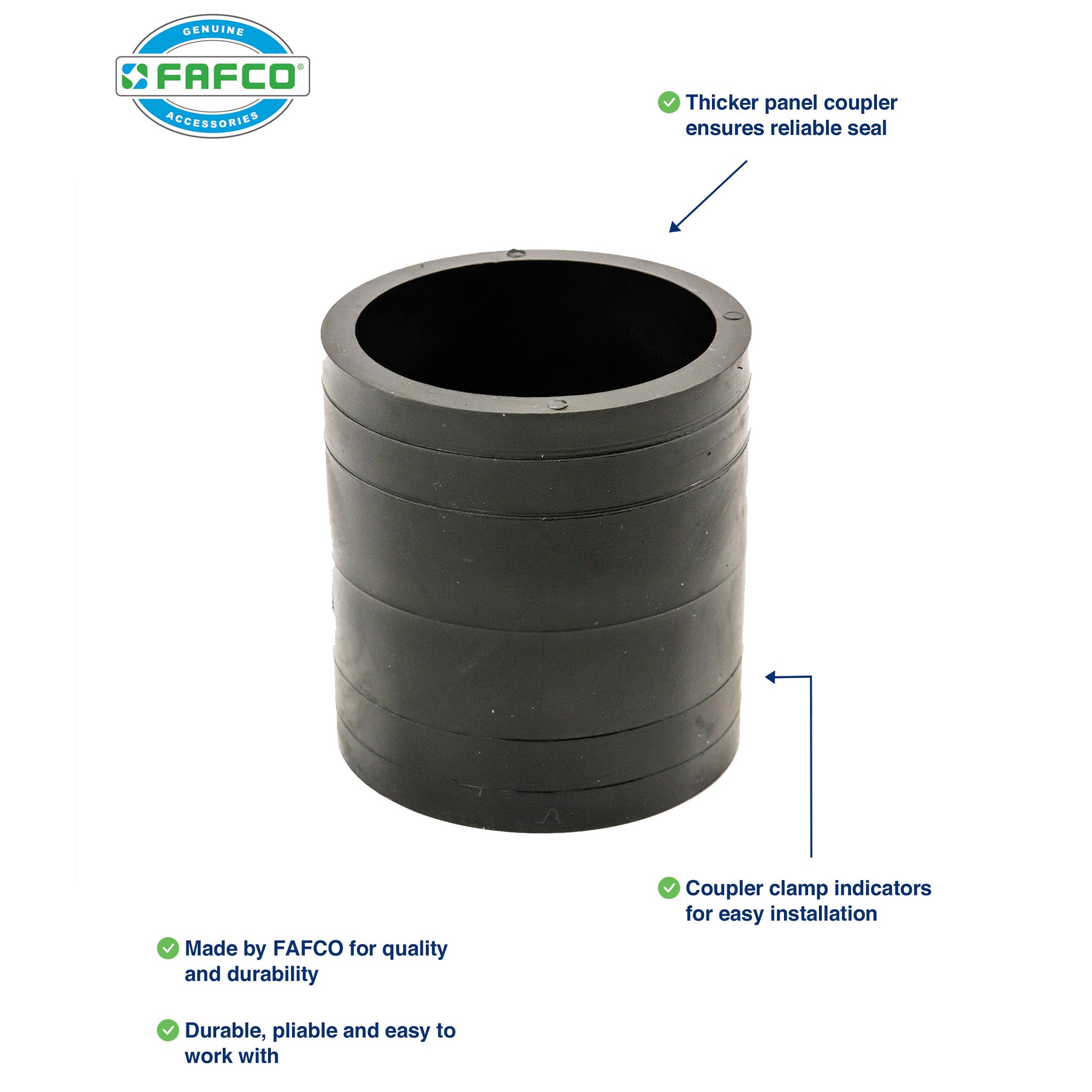 FAFCO 4x10ft Solar Pool Connected Tube (6 Pack) with Panel (6 Pack) & System Kit - VMInnovations