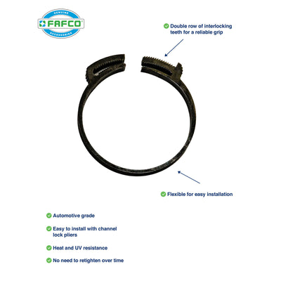FAFCO 4x10ft Solar Pool Connected Tube (8 Pack) with Panel (8 Pack) & System Kit