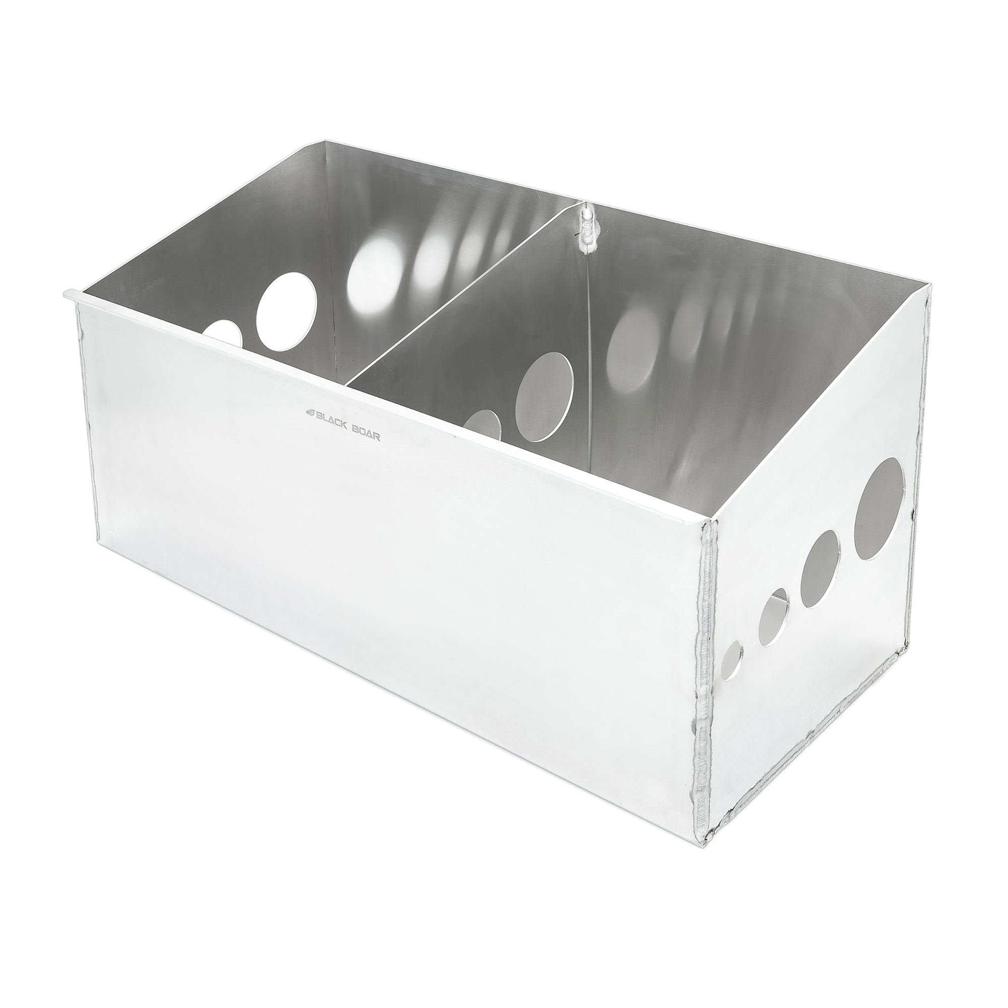 Camco Black Boar Aluminum Double Fuel Jug Storage Container for Enclosed Trailer - VMInnovations
