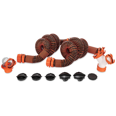 Camco RhinoEXTREME 20 Ft Sewer Hose Kit w/360 Degree Swivel Fitting (Open Box)