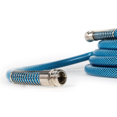 Camco TastePURE 25 Ft No Kink Heavy Duty PVC Drinking Water Hose, Blue(Open Box) - VMInnovations