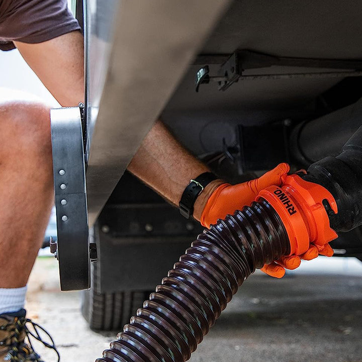 Camco RhinoFLEX 20 Ft RV Sewer Hose Kit w/Pre Attached Bayonet Fittings (Used)