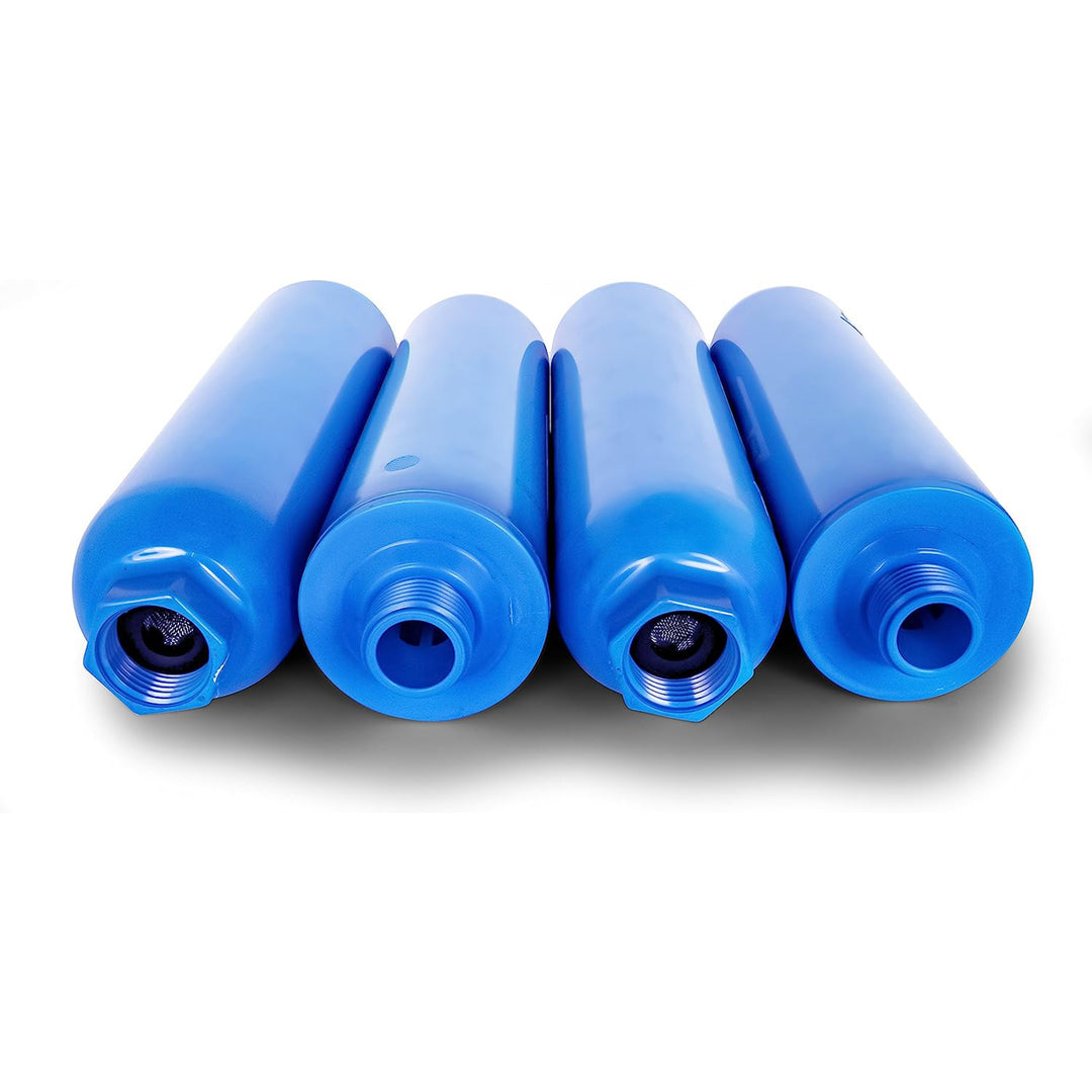 Camco TastePURE 20 Micron Camper RV Water Filter w/GAC & KDF Filtration (4-Pack) - VMInnovations