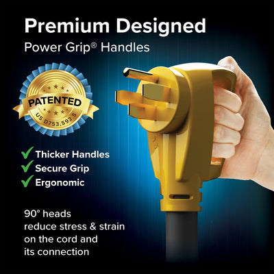 Camco 15 ft 50 Amp Extension Cord w/Power Handles for RVs or Campers (Open Box) - VMInnovations