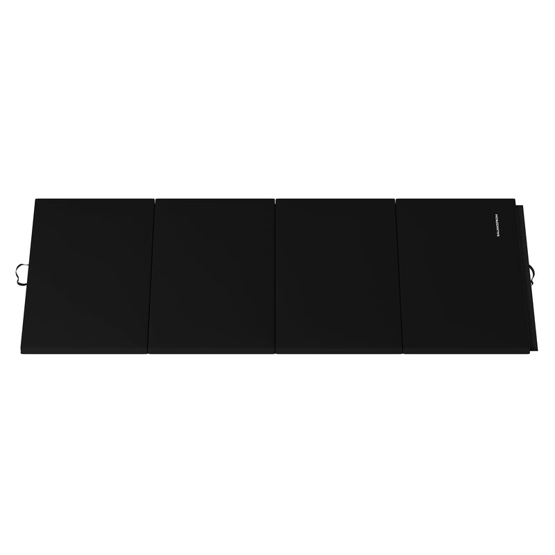 BalanceFrom Foldable Gymnastics Mat w/Sectional Floor Balance Beam,Black (Used)