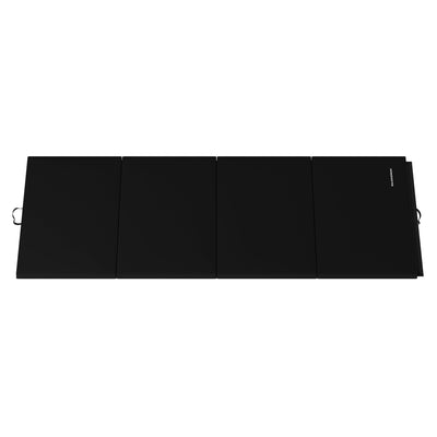 BalanceFrom Foldable Gymnastics Mat w/Sectional Balance Beam,Black (Open Box) - VMInnovations