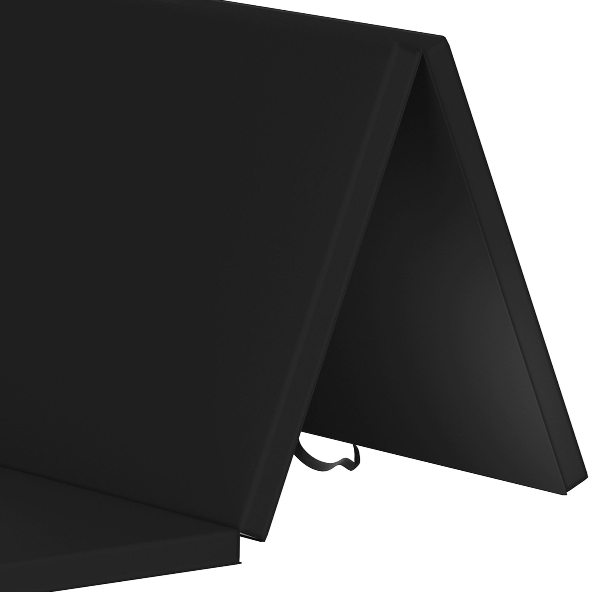BalanceFrom Foldable Gymnastics Mat w/Sectional Balance Beam,Black (Open Box) - VMInnovations