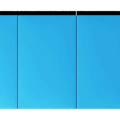 BalanceFrom Foldable Gymnastics Mat w/Sectional Floor Balance Beam, Blue (Used)