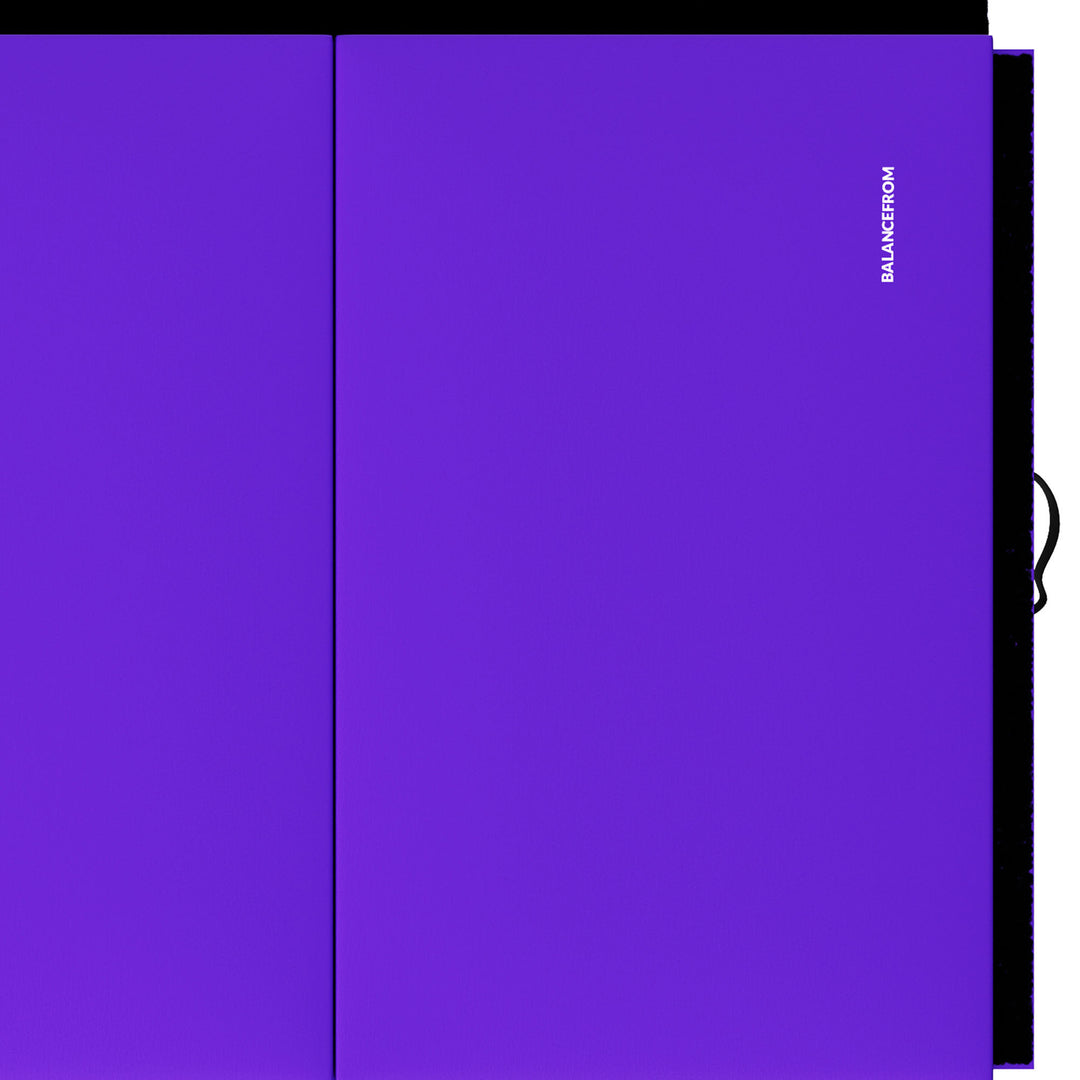BalanceFrom Gymnastics Mat with Sectional Floor Balance Beam, Purple (Open Box) - VMInnovations