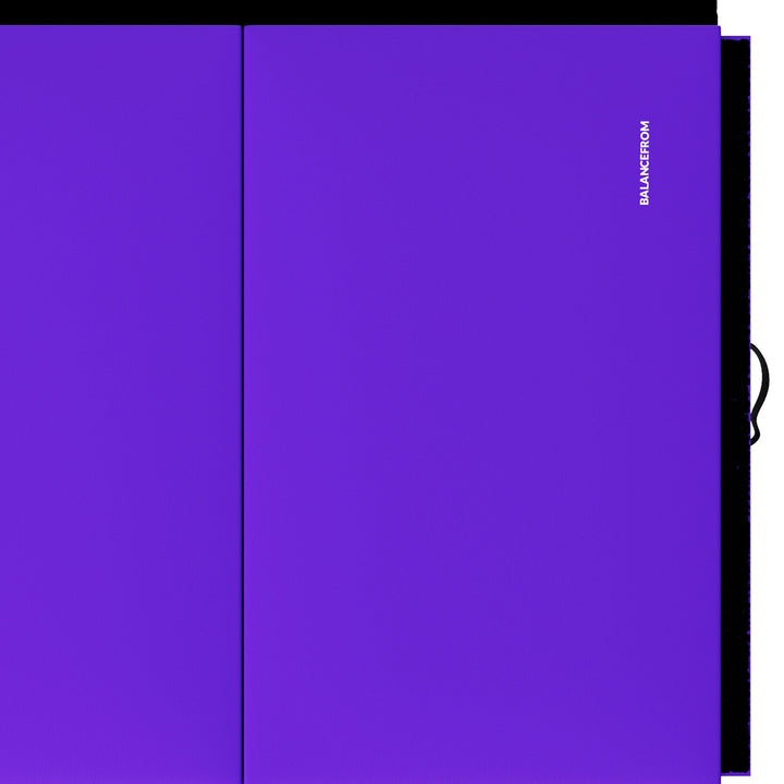 BalanceFrom Gymnastics Mat with Sectional Floor Balance Beam, Purple (Open Box) - VMInnovations