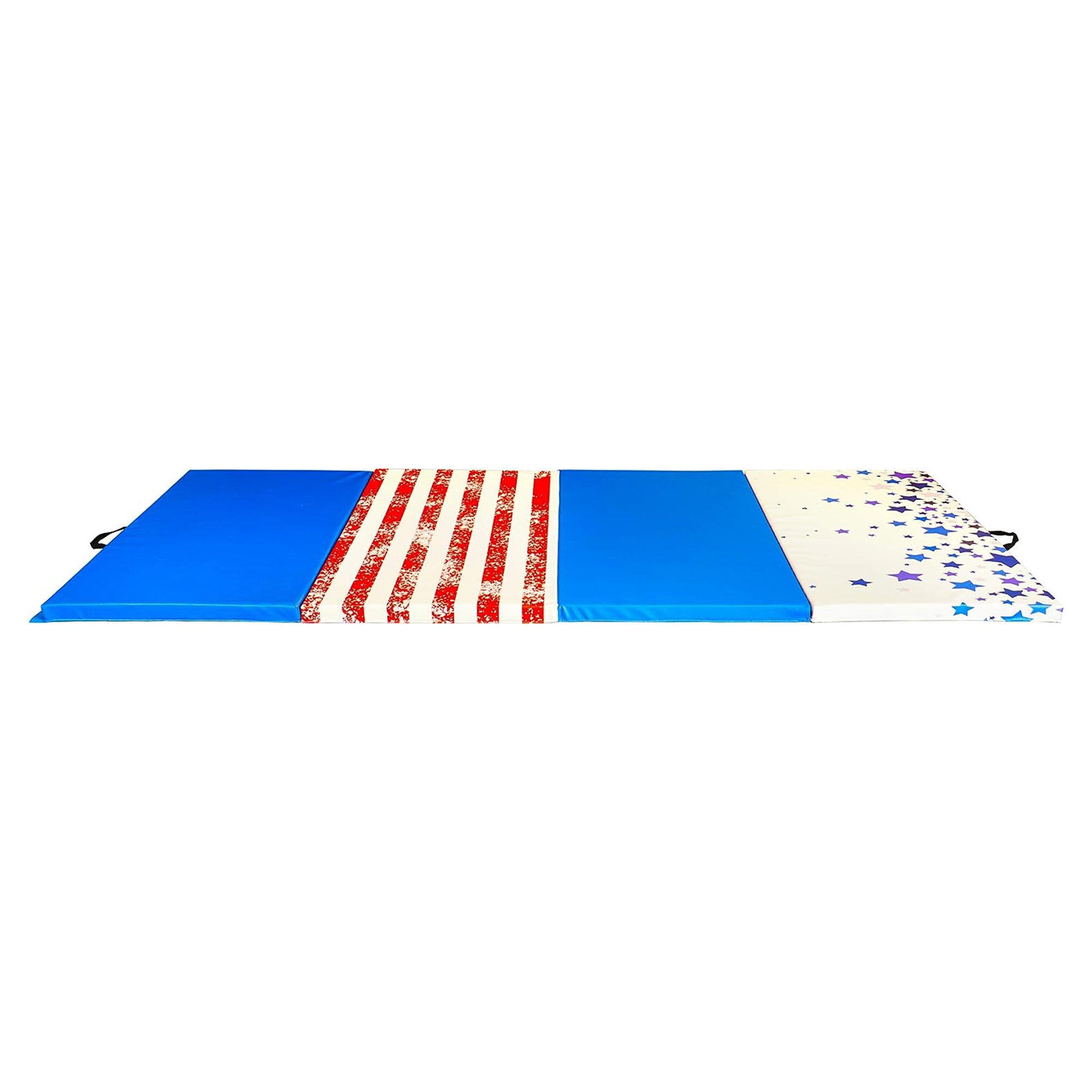 BalanceFrom Fitness 120"x48" All Purpose Exercise Mat, Star/Stripe (Open Box) - VMInnovations