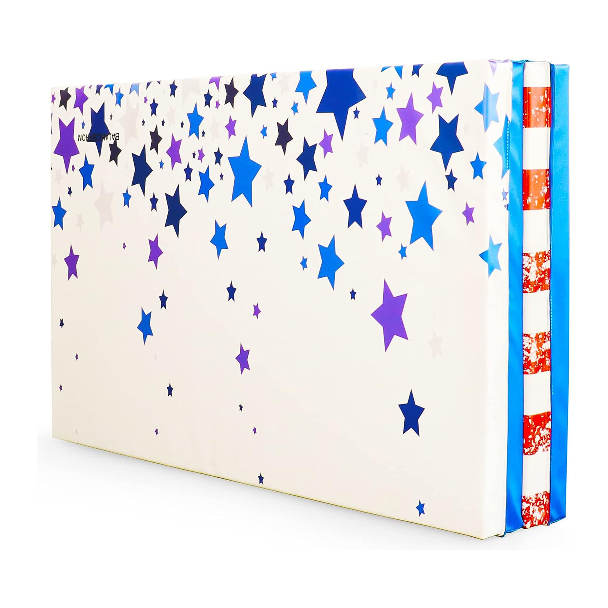 BalanceFrom Fitness 120"x48" All Purpose Exercise Mat, Star/Stripe (Open Box) - VMInnovations