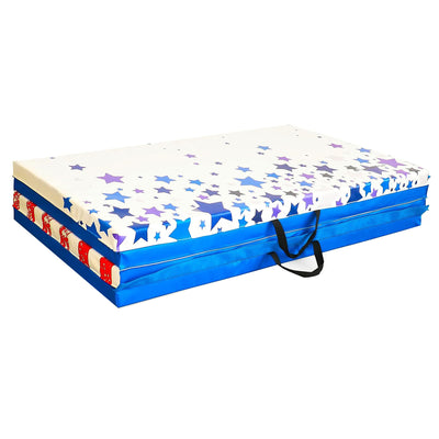 BalanceFrom Fitness 120"x48" All Purpose Exercise Mat, Star/Stripe (Open Box) - VMInnovations
