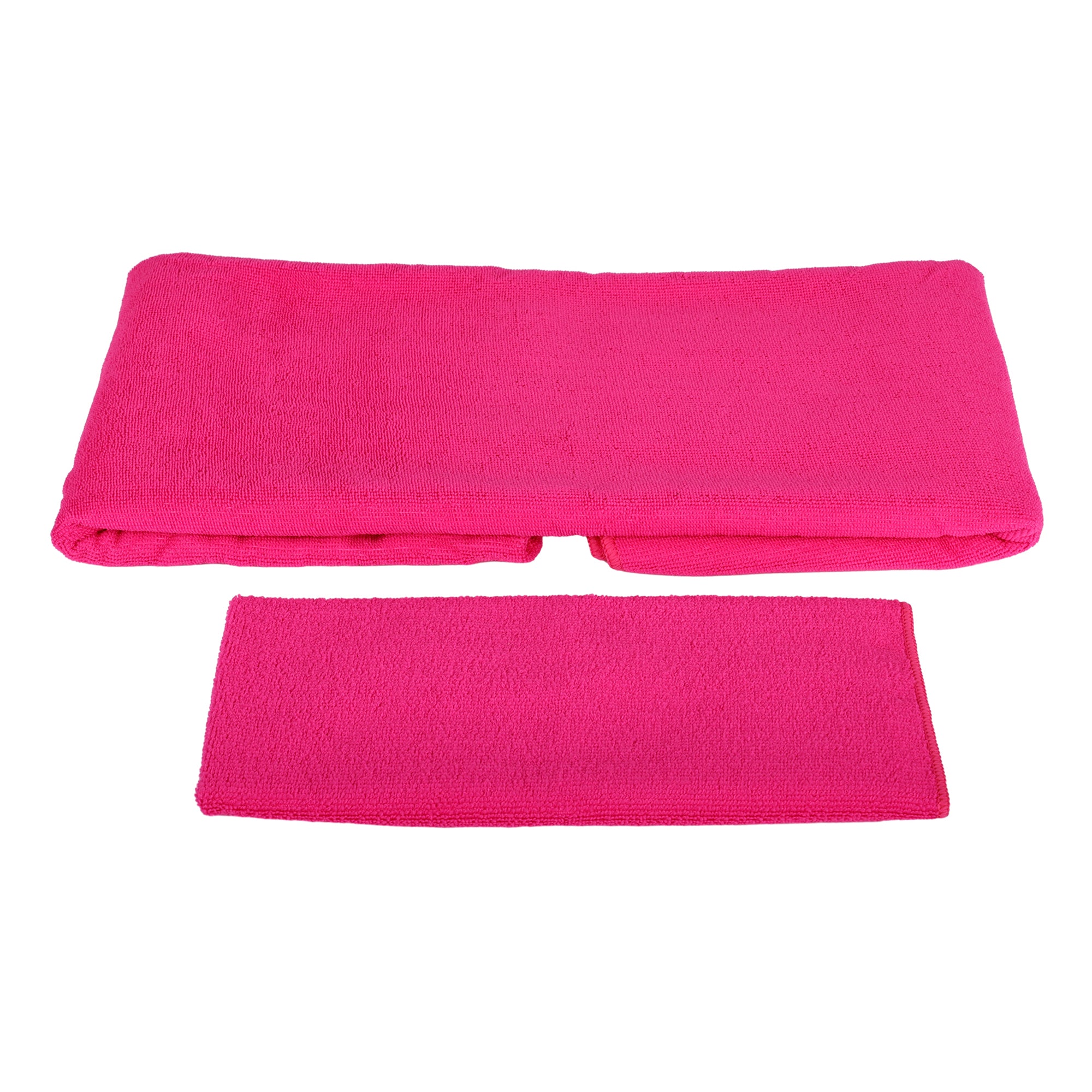 BalanceFrom Fitness 7pc Yoga Set with Mat, Stretch Strap, & Knee Pad, Pink(Used) - VMInnovations